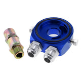 Max M20x1.5 Oil Gauge Filter Cooler Sandwich Plate Thermostat Adapter Blue - Aladdin Shoppers