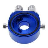 Max M20x1.5 Oil Gauge Filter Cooler Sandwich Plate Thermostat Adapter Blue - Aladdin Shoppers