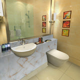 Max Marble Textured Contact Paper Self-adhesive PVC Wall Stickers Style 4 - Aladdin Shoppers