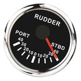Max Marine Boat 52mm 2" Display Hull Azimuth and Rudder Angle Meter Black Dial - Aladdin Shoppers