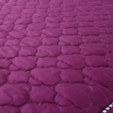 Max Massage Cosmetic Table Valance Sheet Cover with Hole 73x28inch Purple - Aladdin Shoppers