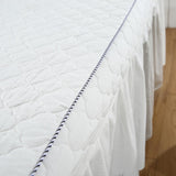 Max Massage Cosmetic Table Valance Sheet Cover with Hole 73x28inch White - Aladdin Shoppers