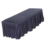 Max Massage Cosmetic Table Valance Sheet Cover with Hole Dark Blue-185x70cm - Aladdin Shoppers