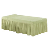 Max Massage Table Skirt Beauty Bed Cover Valance Sheet 2 Green_1 - Aladdin Shoppers