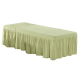 Max Massage Table Skirt Beauty Bed Cover Valance Sheet 2 Green_1 - Aladdin Shoppers