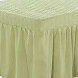 Max Massage Table Skirt Beauty Bed Cover Valance Sheet 2 Green_1 - Aladdin Shoppers