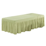 Max Massage Table Skirt Beauty Bed Cover Valance Sheet 2 Green_1 - Aladdin Shoppers