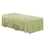 Max Massage Table Skirt Beauty Bed Cover Valance Sheet 2 Green_1 - Aladdin Shoppers