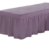 Max Massage Table Skirt Beauty Bed Cover Valance Sheet 2 Purple - Aladdin Shoppers
