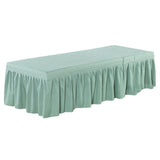 Max Massage Table Skirt Beauty Bed Cover Valance Sheet Green_3 - Aladdin Shoppers