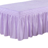 Max Massage Table Skirt Beauty Bed Cover Valance Sheet Light Purple - Aladdin Shoppers