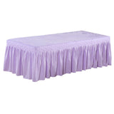 Max Massage Table Skirt Beauty Bed Cover Valance Sheet Light Purple - Aladdin Shoppers