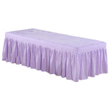 Max Massage Table Skirt Beauty Bed Cover Valance Sheet Light Purple - Aladdin Shoppers