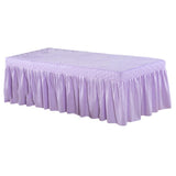 Max Massage Table Skirt Beauty Bed Cover Valance Sheet Light Purple - Aladdin Shoppers