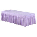 Max Massage Table Skirt Beauty Bed Cover Valance Sheet Light Purple - Aladdin Shoppers