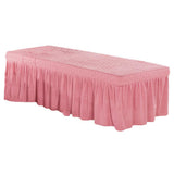 Max Massage Table Skirt Beauty Bed Cover Valance Sheet Red_1 - Aladdin Shoppers
