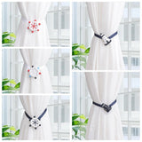 Max Mediterranean Style Magnetic Decorative Curtain Tiebacks Rudder-Red - Aladdin Shoppers