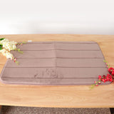 Max Memory Foam Bath Mat Non Slip Absorbent Bath Rug Carpet Camel grey 50X80cm - Aladdin Shoppers