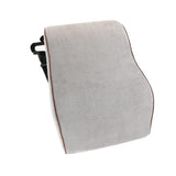 Max Memory Foam Car Seat Lumbar Cushion Back Waist Support Travel Pillow Grey - Aladdin Shoppers