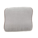 Max Memory Foam Car Seat Lumbar Cushion Back Waist Support Travel Pillow Grey - Aladdin Shoppers