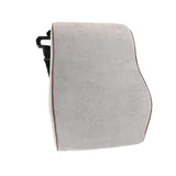 Max Memory Foam Car Seat Lumbar Cushion Back Waist Support Travel Pillow Grey - Aladdin Shoppers