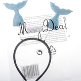 Max Mermaid Tail Headband Hair Hoop Cosplay Party Fancy Dress Headwear Blue - Aladdin Shoppers