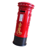 Max Metal Britain London Street Red Mailbox Piggy Bank Postbox Money Box - Aladdin Shoppers