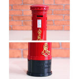 Max Metal Britain London Street Red Mailbox Piggy Bank Postbox Money Box - Aladdin Shoppers
