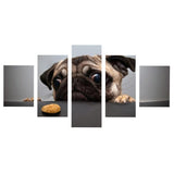 Max Modern 5 Panels Paintings on Canvas Wall Art Landscape Dog - Aladdin Shoppers
