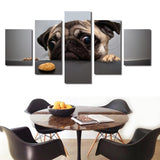 Max Modern 5 Panels Paintings on Canvas Wall Art Landscape Dog - Aladdin Shoppers