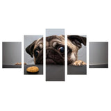 Max Modern 5 Panels Paintings on Canvas Wall Art Landscape Dog - Aladdin Shoppers