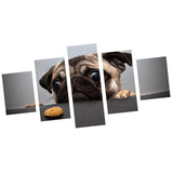 Max Modern 5 Panels Paintings on Canvas Wall Art Landscape Dog - Aladdin Shoppers