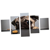 Max Modern 5 Panels Paintings on Canvas Wall Art Landscape Dog - Aladdin Shoppers