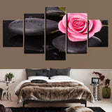 Max Modern 5 Panels Paintings on Canvas Wall Art Landscape Flower 1 - Aladdin Shoppers