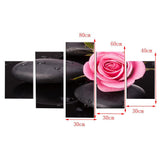 Max Modern 5 Panels Paintings on Canvas Wall Art Landscape Flower 1 - Aladdin Shoppers