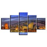 Max Modern 5 Panels Paintings on Canvas Wall Art Landscape Opera - Aladdin Shoppers