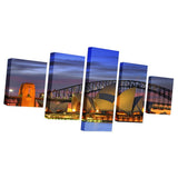 Max Modern 5 Panels Paintings on Canvas Wall Art Landscape Opera - Aladdin Shoppers