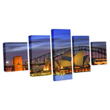 Max Modern 5 Panels Paintings on Canvas Wall Art Landscape Opera - Aladdin Shoppers