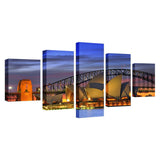 Max Modern 5 Panels Paintings on Canvas Wall Art Landscape Opera - Aladdin Shoppers