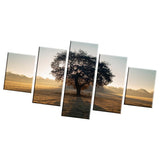 Max Modern 5 Panels Paintings on Canvas Wall Art Landscape Sunrise - Aladdin Shoppers
