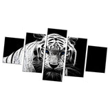 Max Modern 5 Panels Paintings on Canvas Wall Art Landscape Tiger - Aladdin Shoppers
