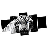 Max Modern 5 Panels Paintings on Canvas Wall Art Landscape Tiger - Aladdin Shoppers