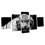Max Modern 5 Panels Paintings on Canvas Wall Art Landscape Tiger - Aladdin Shoppers