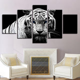 Max Modern 5 Panels Paintings on Canvas Wall Art Landscape Tiger - Aladdin Shoppers