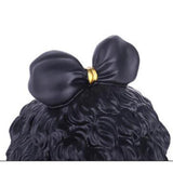Max Modern Art Resin Curly Girl Sculpture Decorative Ornament Black - Aladdin Shoppers