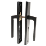 Max Modern Style Mute Interior Door Handle Lock Bedroom Privacy Lockset Black - Aladdin Shoppers
