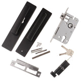 Max Modern Style Mute Interior Door Handle Lock Bedroom Privacy Lockset Black - Aladdin Shoppers