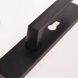Max Modern Style Mute Interior Door Handle Lock Bedroom Privacy Lockset Black - Aladdin Shoppers