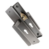 Max Modern Style Mute Interior Door Handle Lock Bedroom Privacy Lockset Gray - Aladdin Shoppers