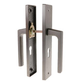Max Modern Style Mute Interior Door Handle Lock Bedroom Privacy Lockset Gray - Aladdin Shoppers
